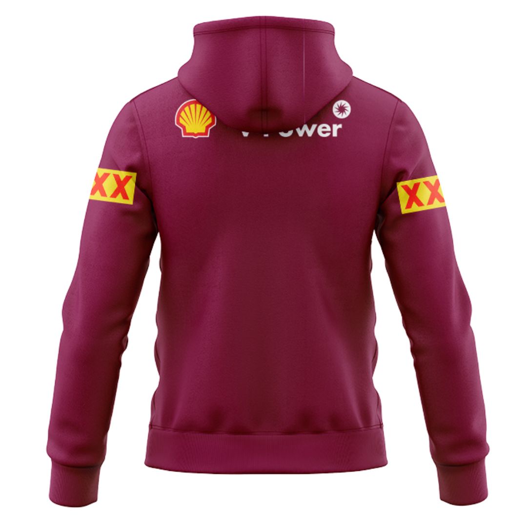 Queensland Maroons 2025 State Of Origin Training Hoodie