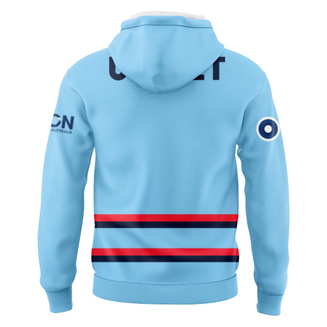 Sydney Roosters 2025 Bondi Blue Training Hoodie