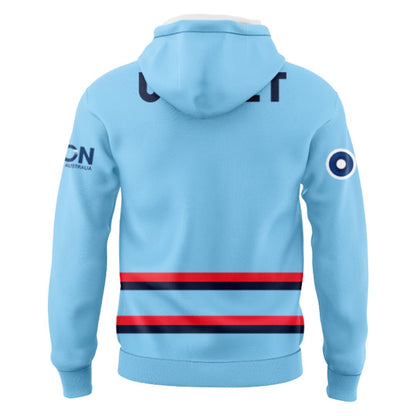 Sydney Roosters 2025 Bondi Blue Training Hoodie