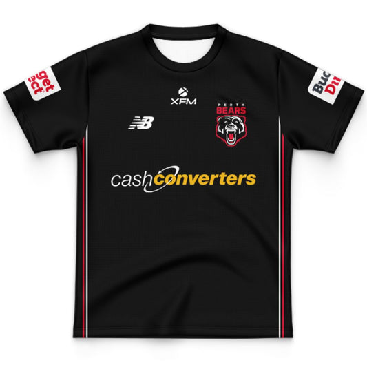 Perth Bears 2027 Kids Black Training Jersey