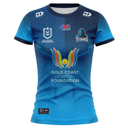 Gold Coast Titans 2025 Women's Junior Home Shirt