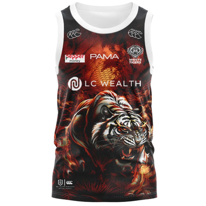 Wests Tigers 2026 Captains Run Singlet