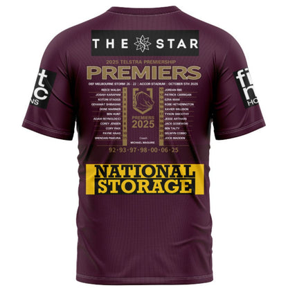 Brisbane Broncos 2025 Premiers Home Shirt