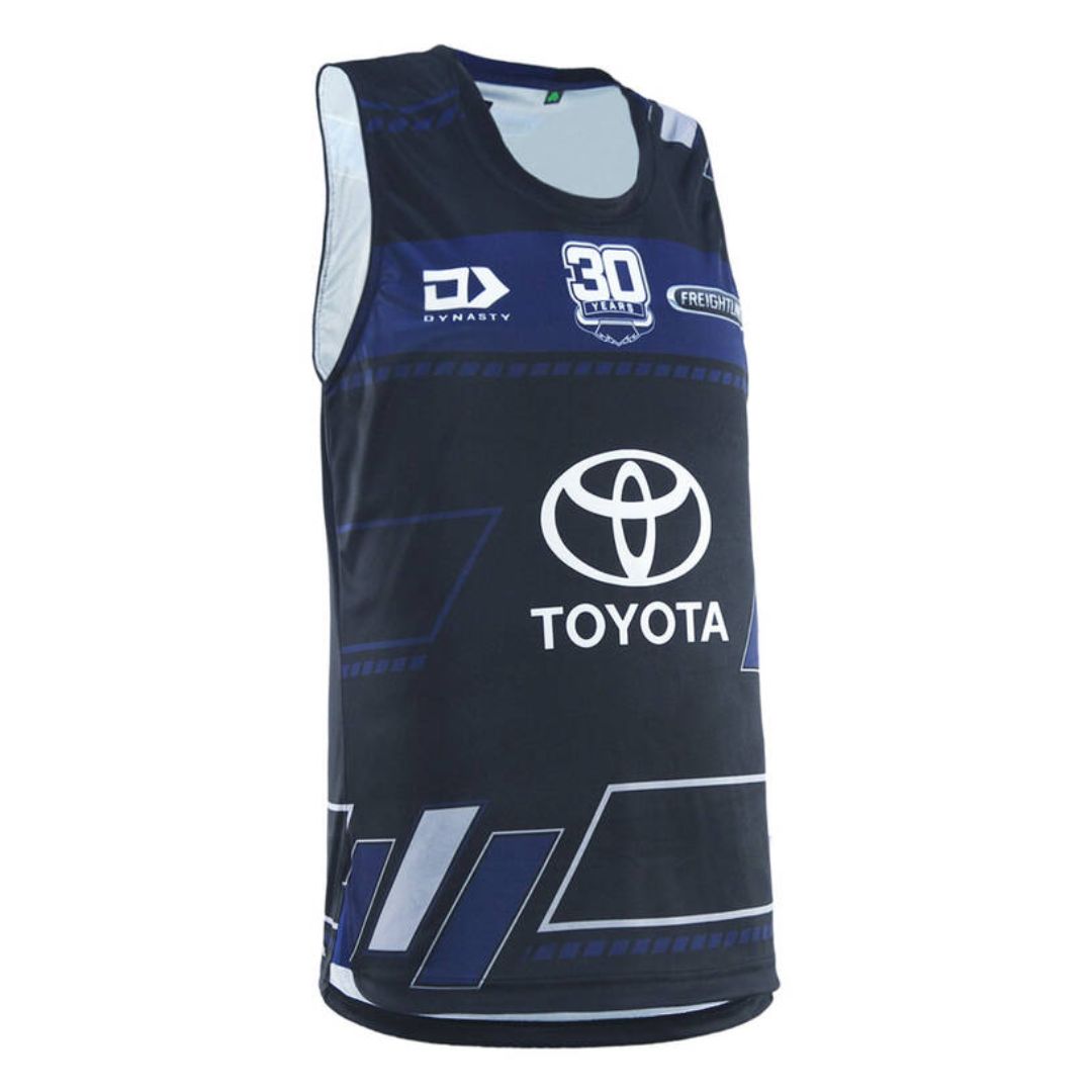 North Queensland Cowboys 2026 Blue Training Singlet