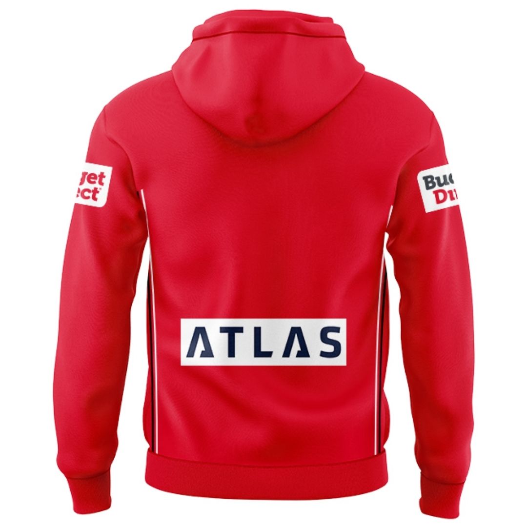 Perth Bears 2027 Red Training Hoodie with Zipper