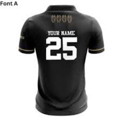Penrith Panthers Premiers 4 In a Row Black Polo Shirt