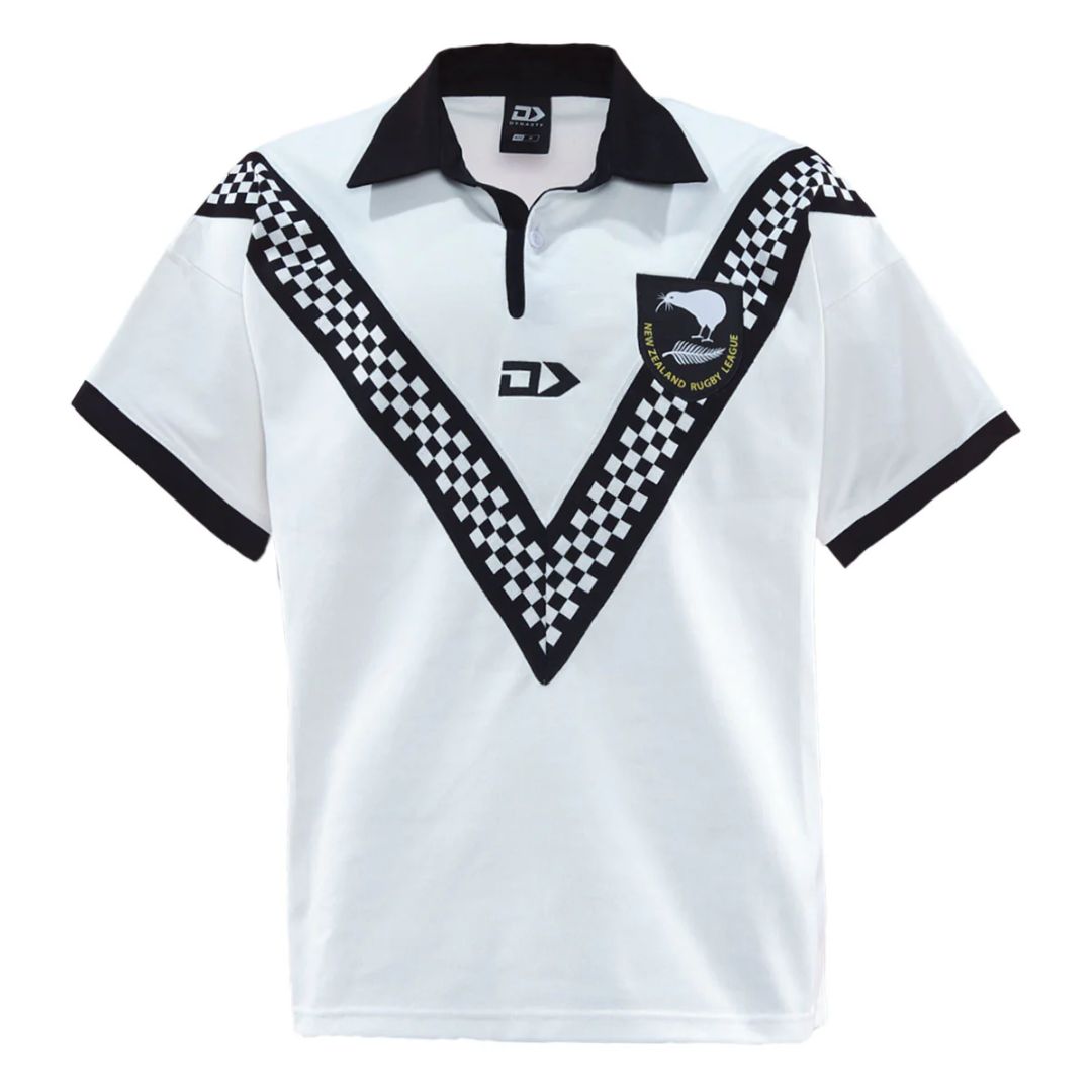 New Zealand Kiwis 2024 Throwback White Jersey