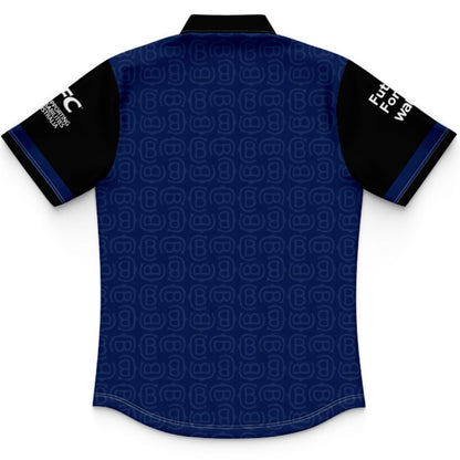 Canterbury Bankstown Bulldogs 2026 Kids Blue Media Polo Shirt