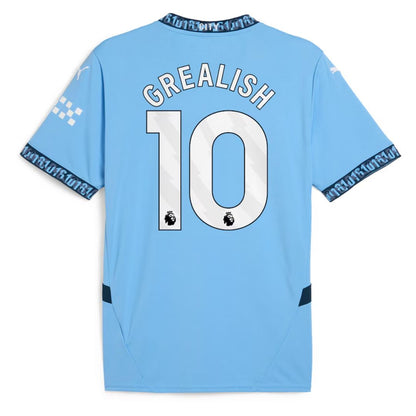 Manchester City 2024/25 Grealish #10 Home Jersey Shirt