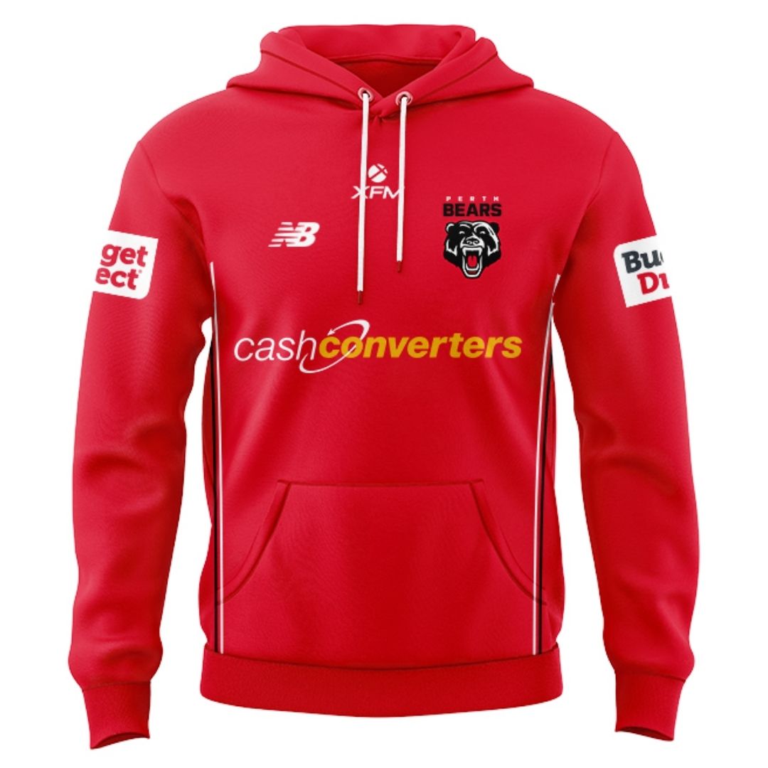 Perth Bears 2027 Red Training Hoodie