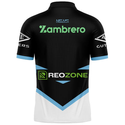 Cronulla Sutherland Sharks 2026 Away Polo Shirt