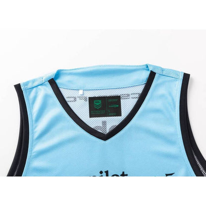 Cronulla Sutherland Sharks 2025 Sky Blue Training Singlet