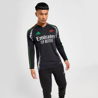 Arsenal Gunners 2024/25 Long Sleeve Away Jersey Shirt (Add Your Own Name & Number)