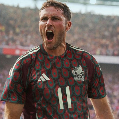 Mexico 2024 Home Jersey Shirt (Add Your Own Name & Number)