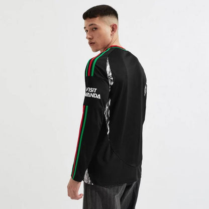 Arsenal Gunners 2024/25 Long Sleeve Away Jersey Shirt