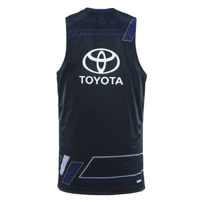 North Queensland Cowboys 2026 Blue Training Singlet
