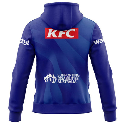 Canterbury Bankstown Bulldogs 2026 Warm Up Hoodie with Zipper