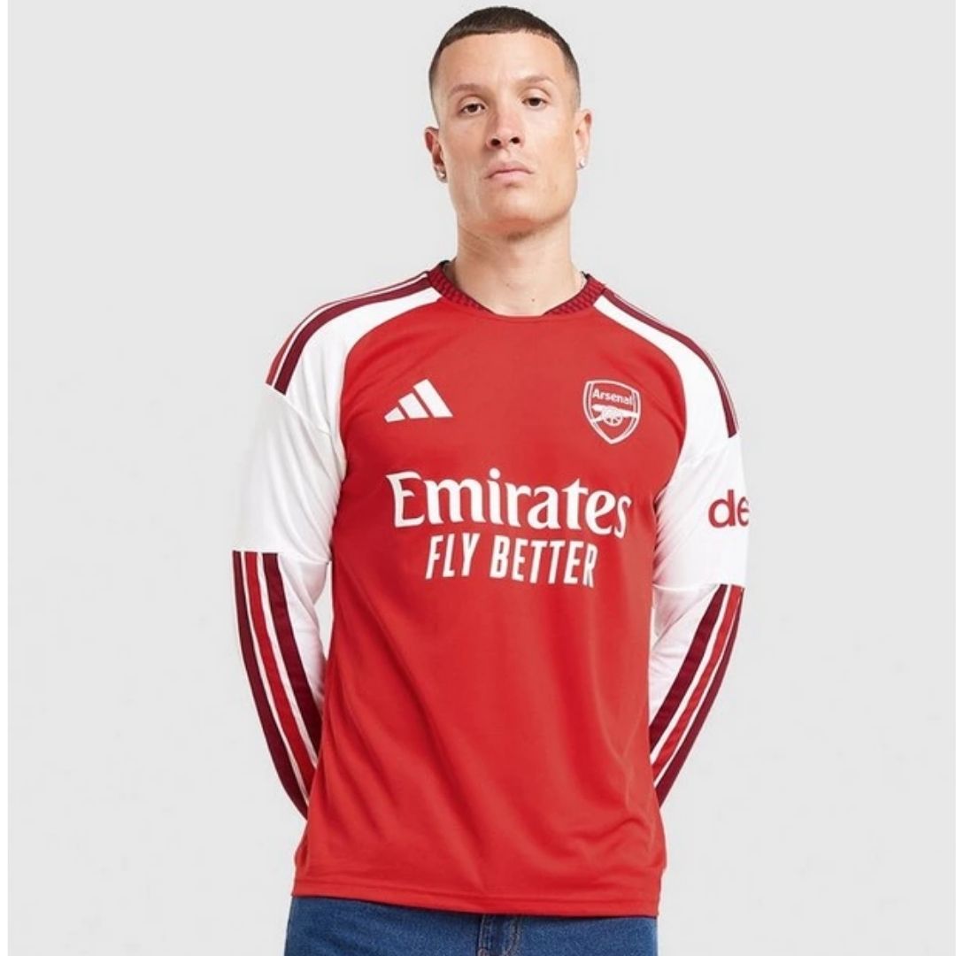 Arsenal Gunners 2026/27 Long Sleeve Home Jersey Shirt