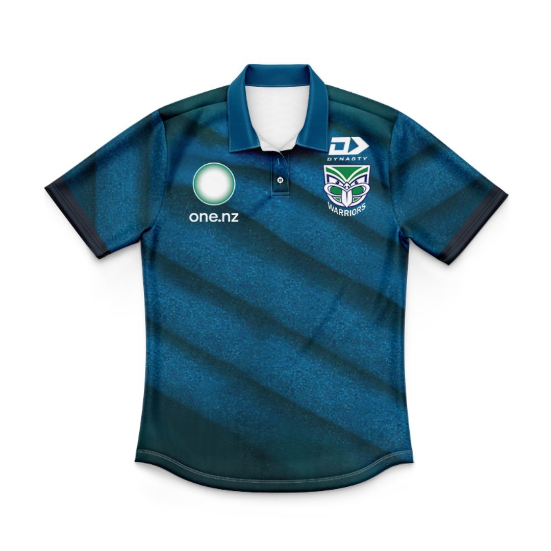 New Zealand Warriors 2025 Kids Coaches Polo Shirt