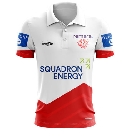 St George Illawarra Dragons 2026 White Training Polo Shirt