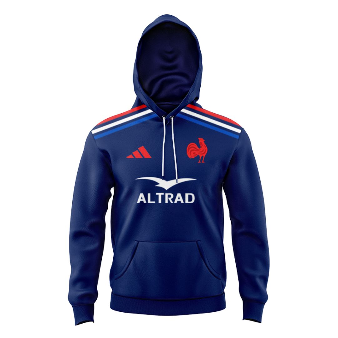 France Les Bleus Rugby 2024 Kids Home Hoodie
