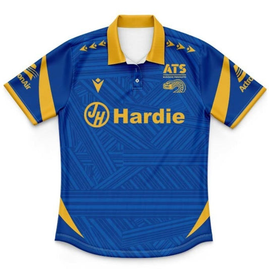 Parramatta Eels 2026 Kids Navy Blue Training Polo Shirt