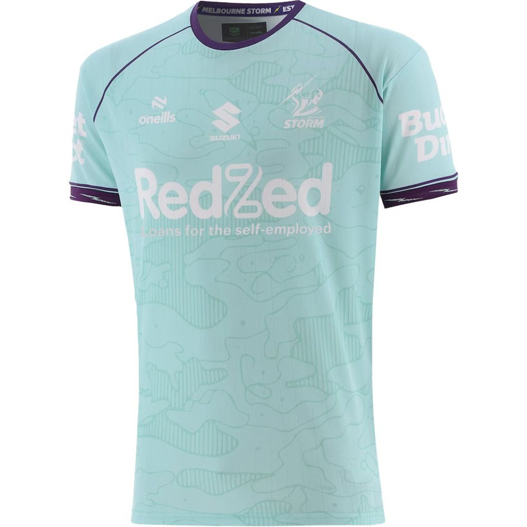 Melbourne Storm 2026 Mint Green Training Shirt