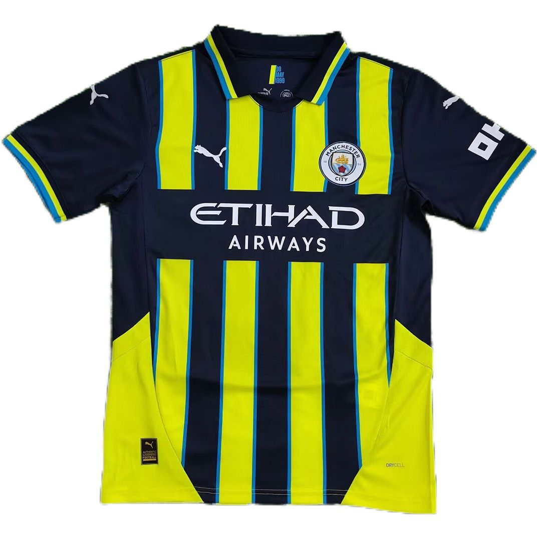 Manchester City 2024/25 Away Jersey Shirt (Add Your Own Name & Number)