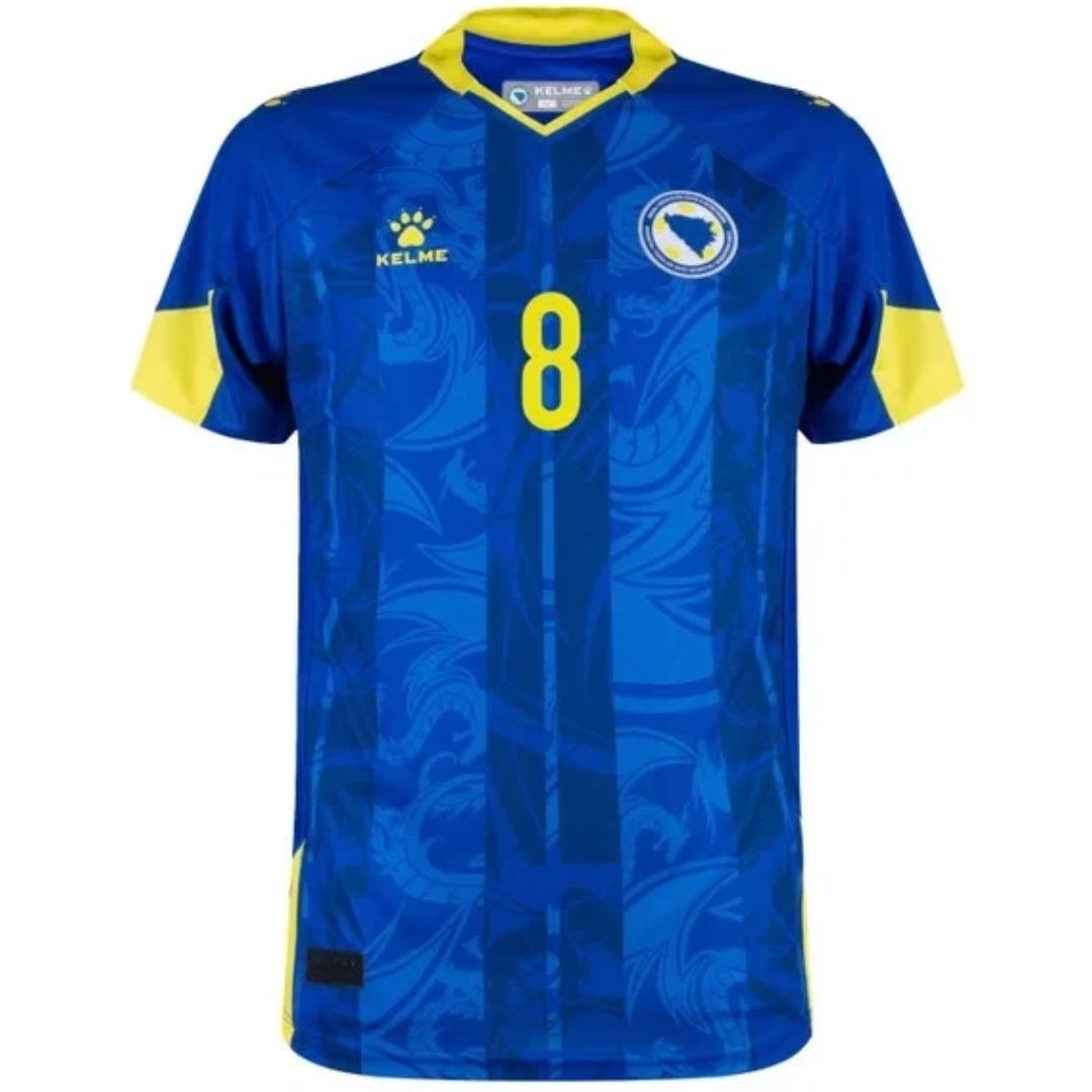 Bosnia and Herzegovina Gigović #8 Football Home Jersey Shirt
