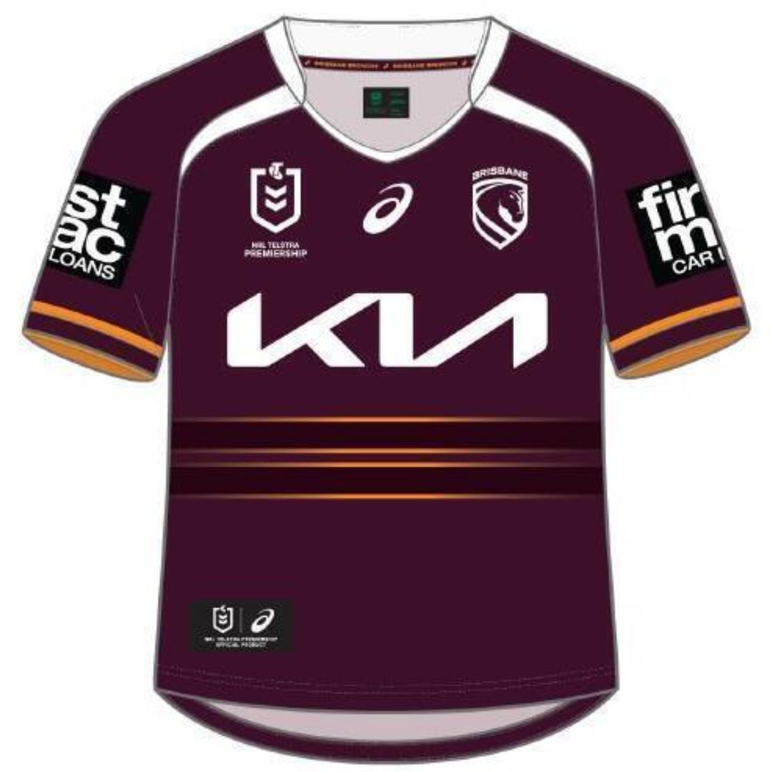 Brisbane Broncos 2026 Kids Home Jersey