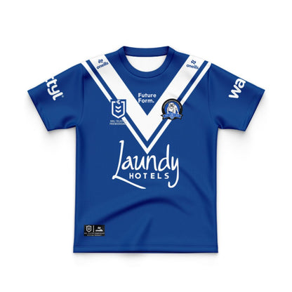 Canterbury Bankstown Bulldogs 2025 Kids Away Jersey & Shorts Kit