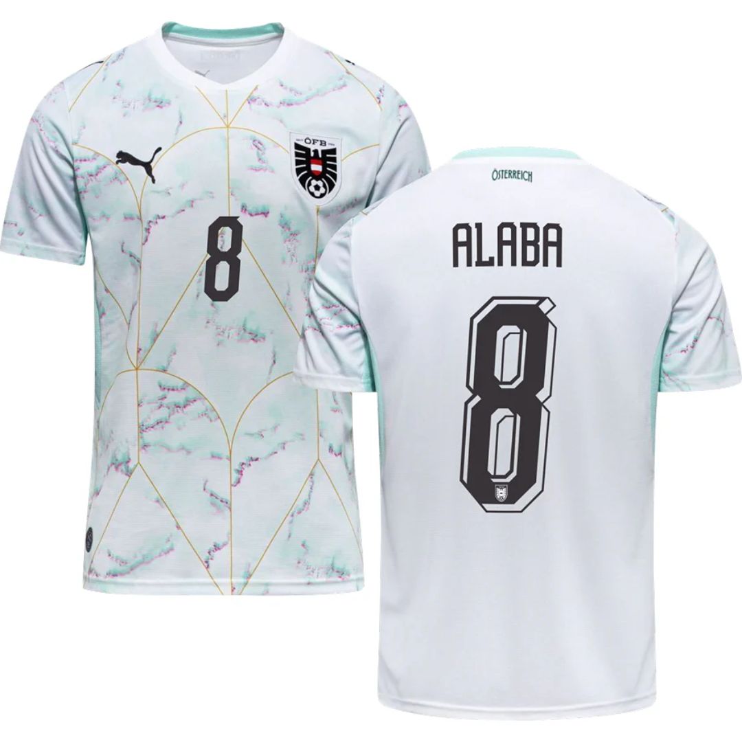 Austria 2026 World Cup Alaba #8 Away Jersey Shirt