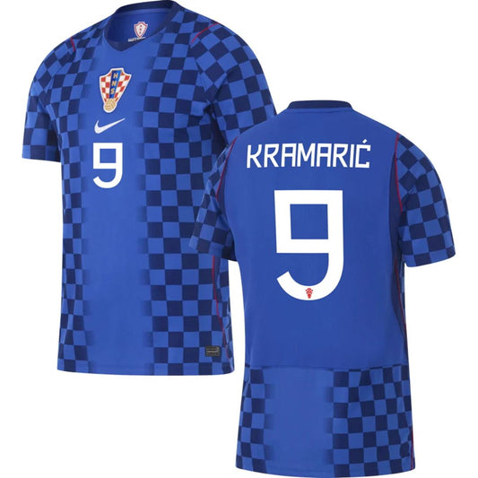 Croatia 2026 World Cup Kramarić #9 Away Jersey Shirt