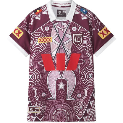 Queensland Maroons 2026 State Of Origin Indigenous Jersey