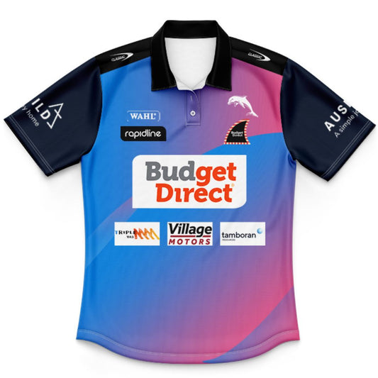 Redcliffe Dolphins 2026 Kids Training Polo Shirt