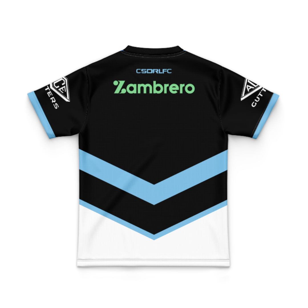 Cronulla Sutherland Sharks 2025 Kids Away Jersey