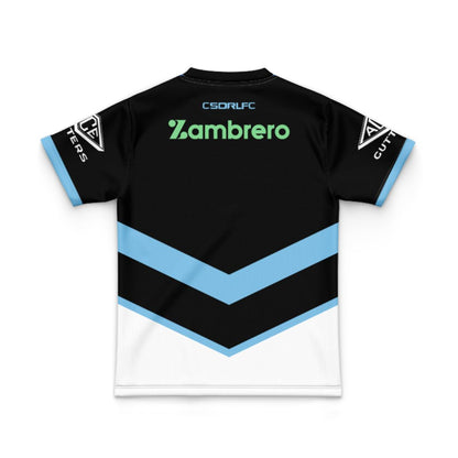 Cronulla Sutherland Sharks 2025 Kids Away Jersey