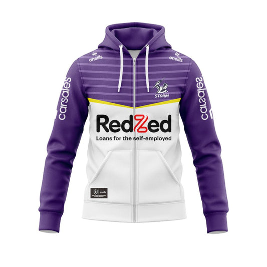 Melbourne Storm 2024 Away Hoodie with Zipper
