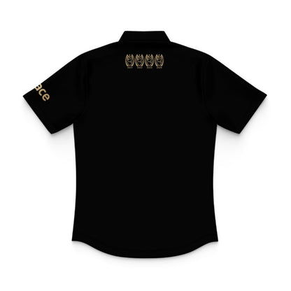 2024 Penrith Panthers Premiers 4 In a Row Kids Black Polo Shirt