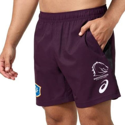 Brisbane Broncos 2025 Home Gym Shorts