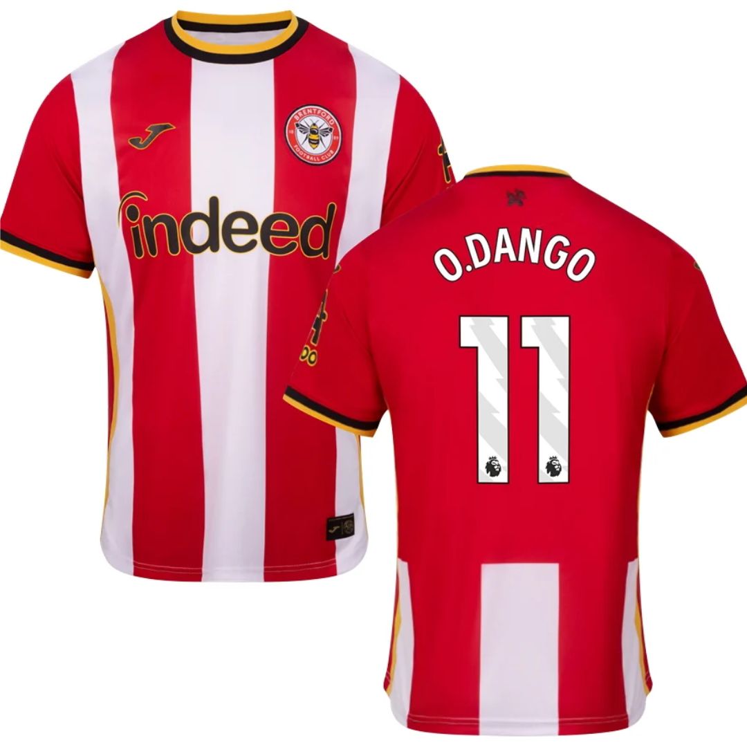 Brentford 2026/27 O.Dango #11 Home Jersey Shirt