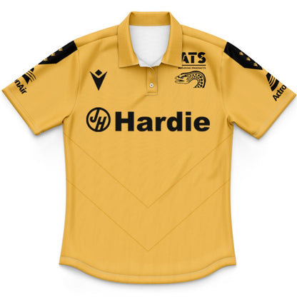 Parramatta Eels 2025 Kids Gold Training Polo Shirt