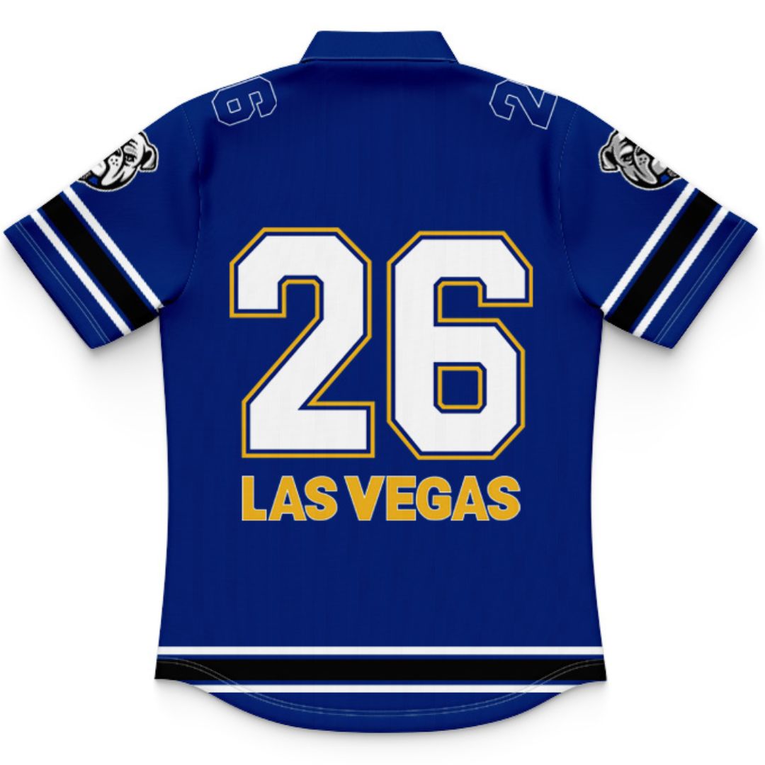 Canterbury Bankstown Bulldogs 2026 Kids Las Vegas Polo Shirt