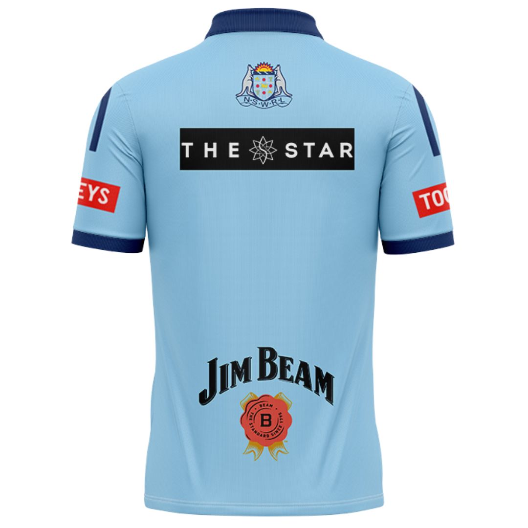 NSW Blues State Of Origin 2025 Home Polo Shirt