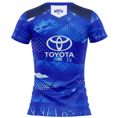 North Queensland Cowboys 2026 Women's Blue Training Shirt