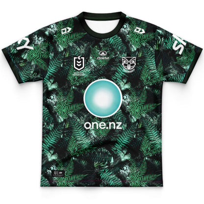 New Zealand Warriors 2026 Kids Te Taiao Jersey