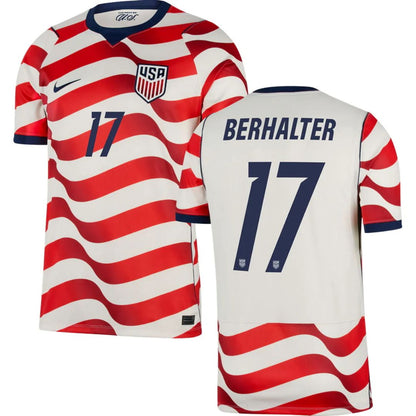 United States 2026 World Cup Berhalter #17 Home Jersey Shirt