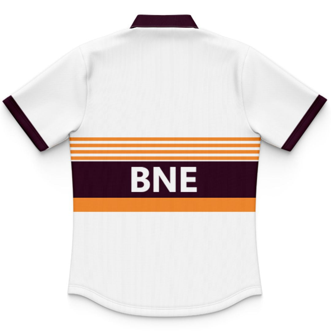 Brisbane Broncos 2025 Kids Run Out Polo Shirt