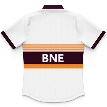 Brisbane Broncos 2025 Kids Run Out Polo Shirt