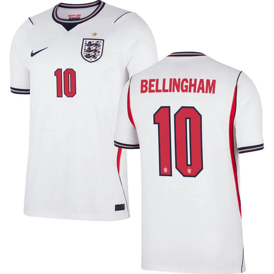 England Soccer 2026 World Cup Bellingham #10 Home Jersey Shirt